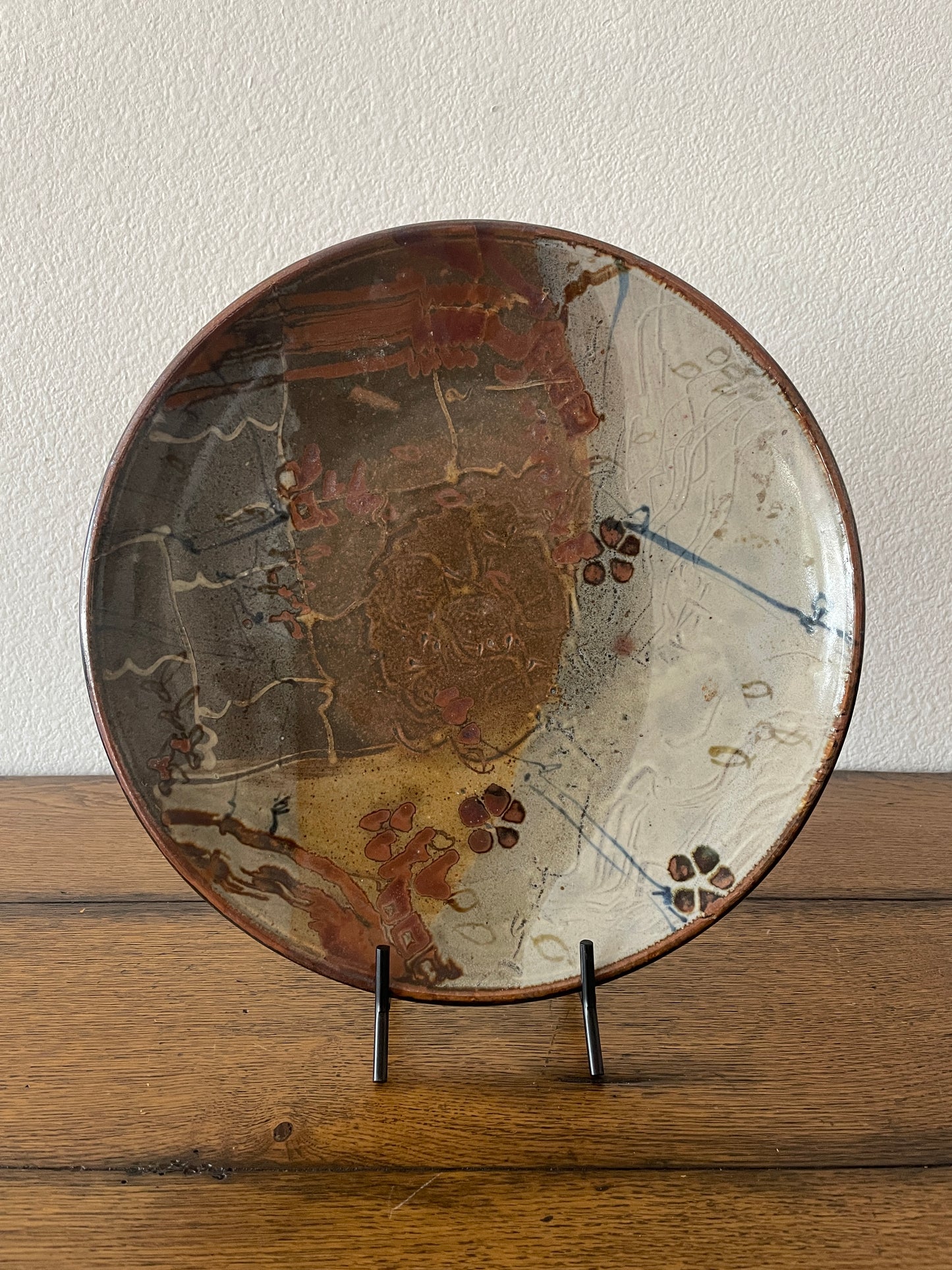 Plum Tree Pottery Large Plate by John Glick