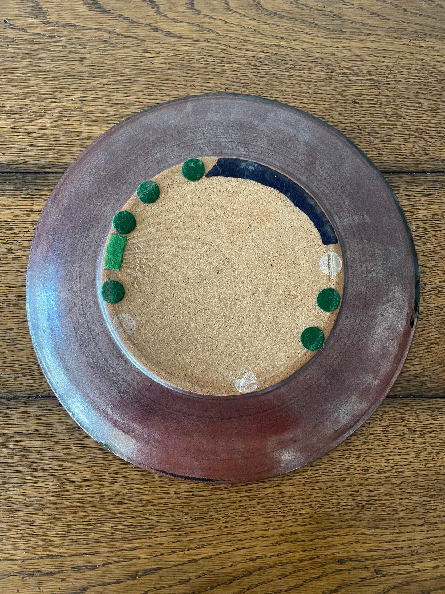 Plum Tree Pottery Large Plate by John Glick