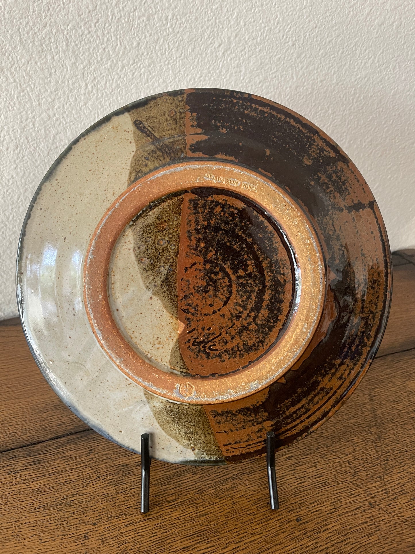 Plum Tree Pottery Dinner Plates by John Glick -- Set of 6