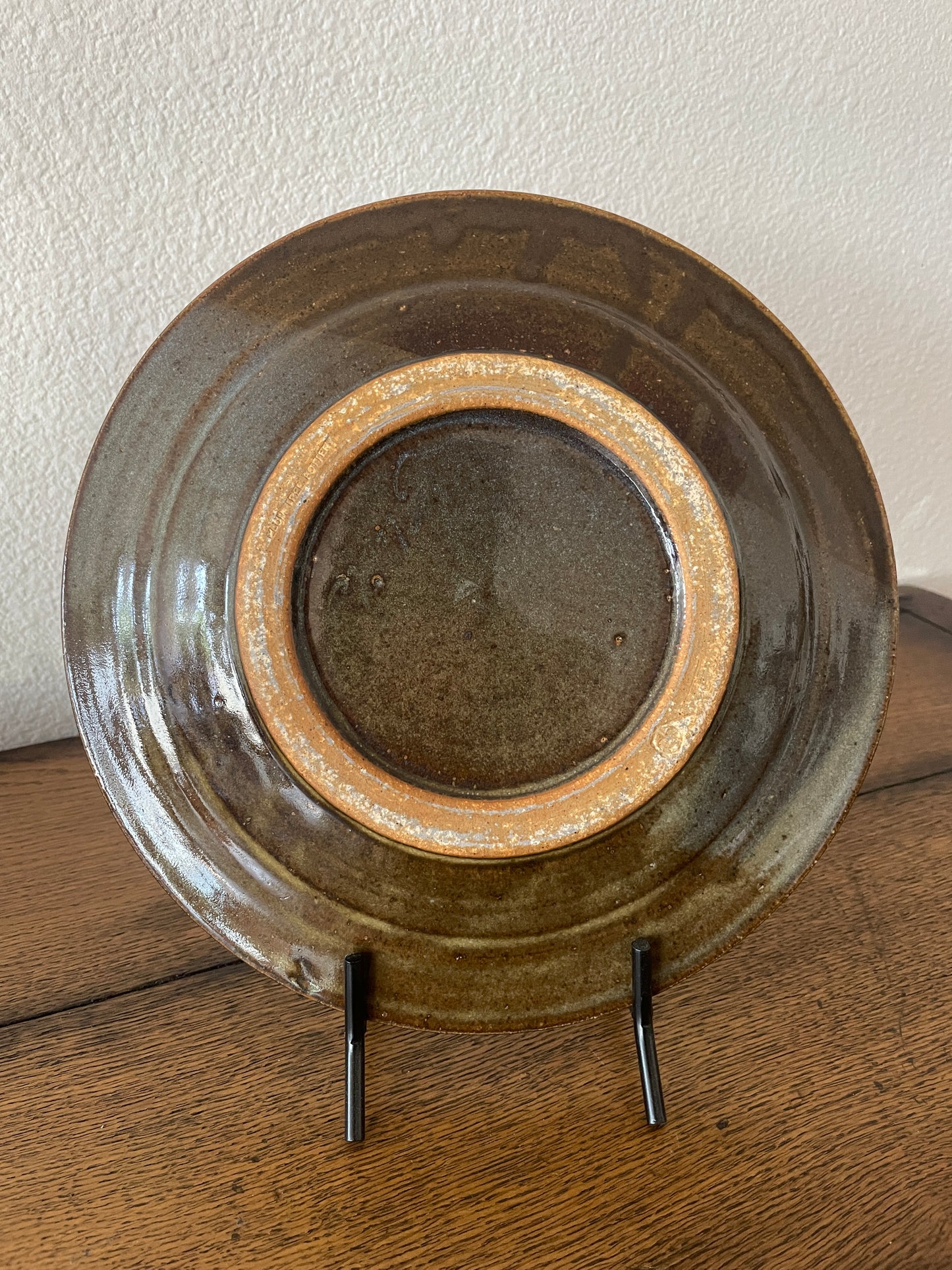 Plum Tree Pottery Dinner Plates by John Glick -- Set of 6