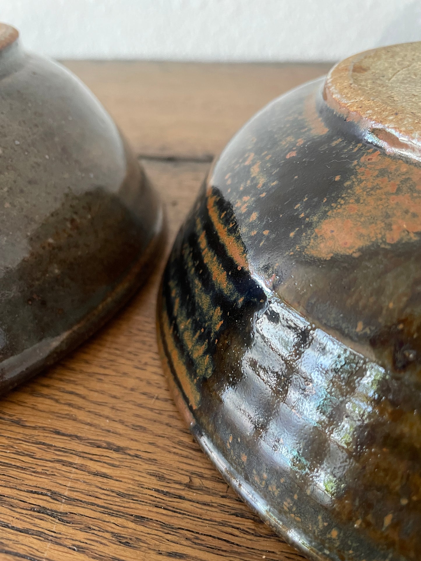 Plum Tree Pottery Soup Bowls by John Glick -- Set of 2
