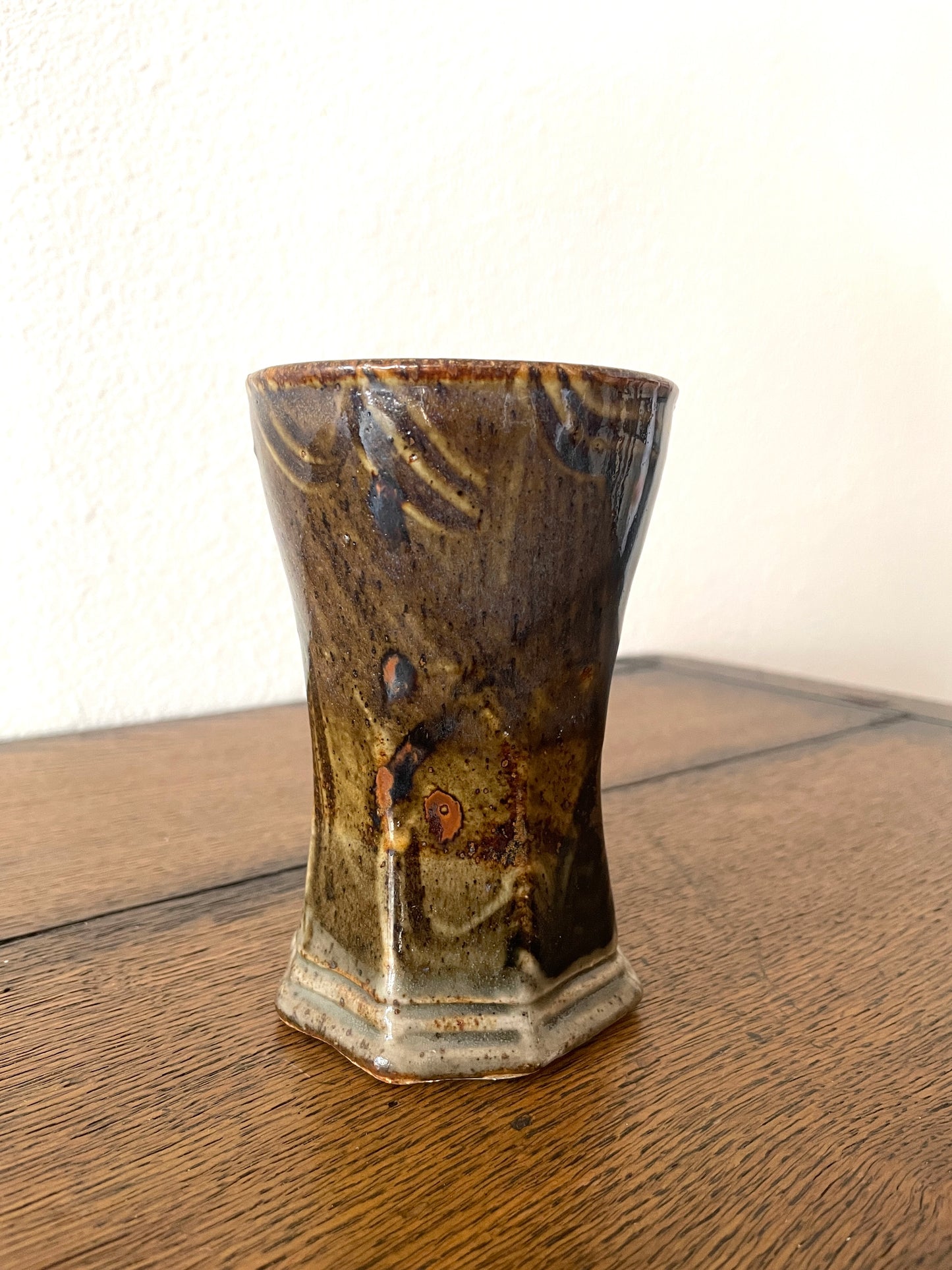 Plum Tree Pottery Goblets by John Glick -- Set of 4