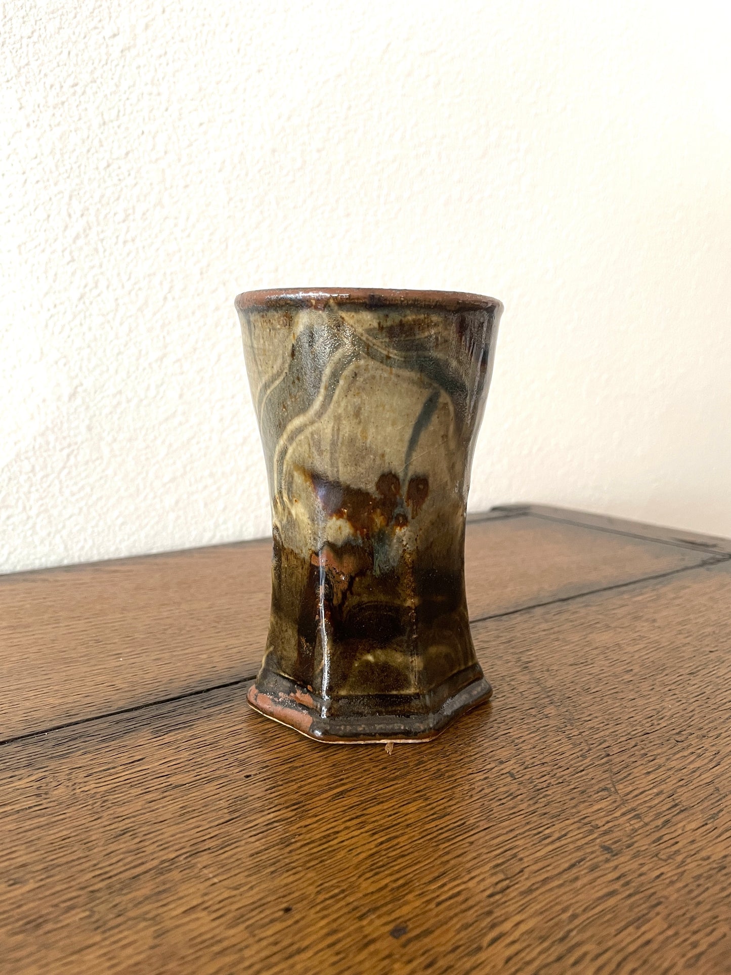 Plum Tree Pottery Goblets by John Glick -- Set of 4