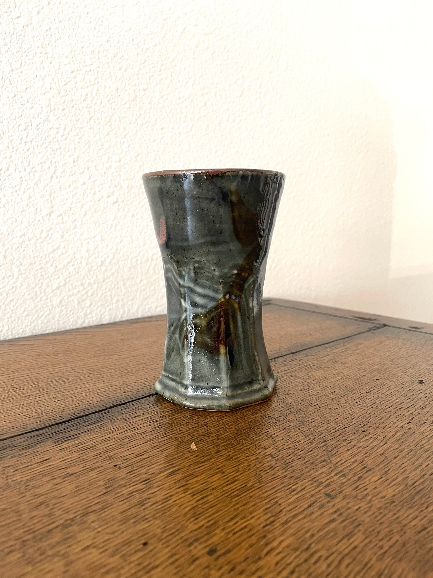 Plum Tree Pottery Goblets by John Glick -- Set of 4