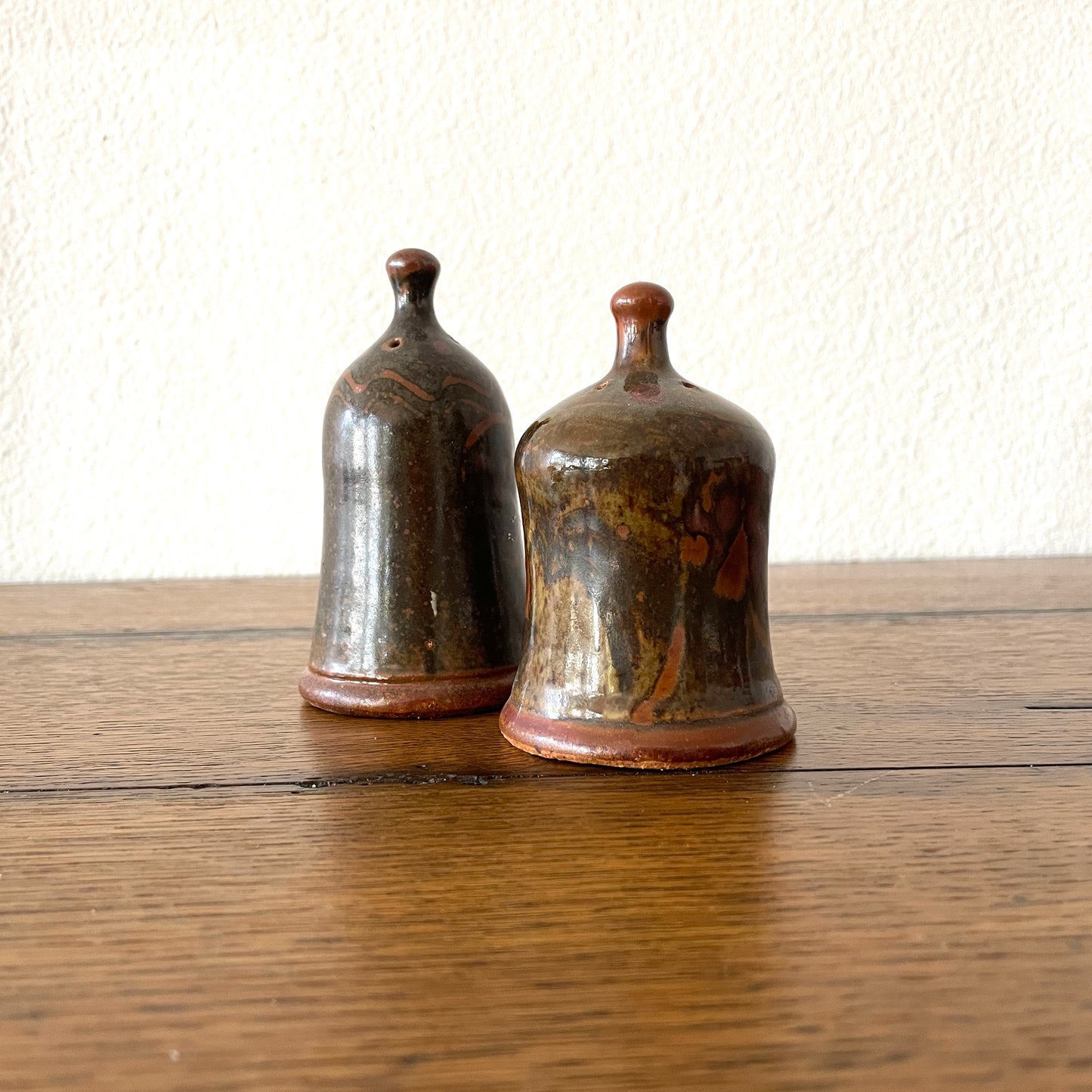 Plum Tree Pottery Salt and Pepper Shakers by John Glick