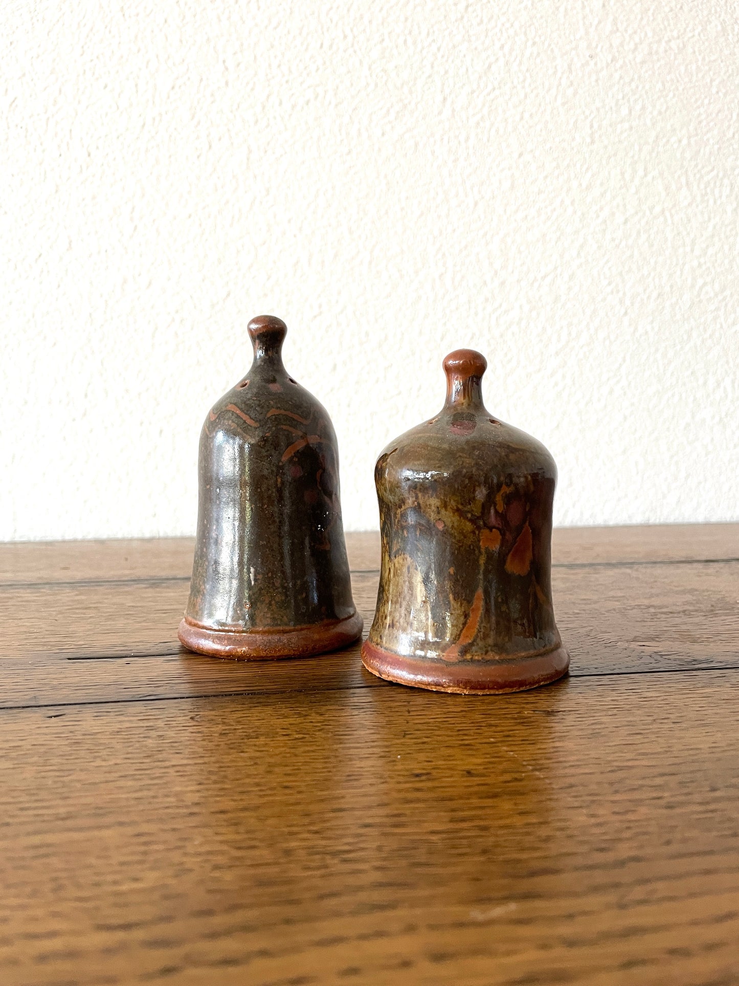 Plum Tree Pottery Salt and Pepper Shakers by John Glick