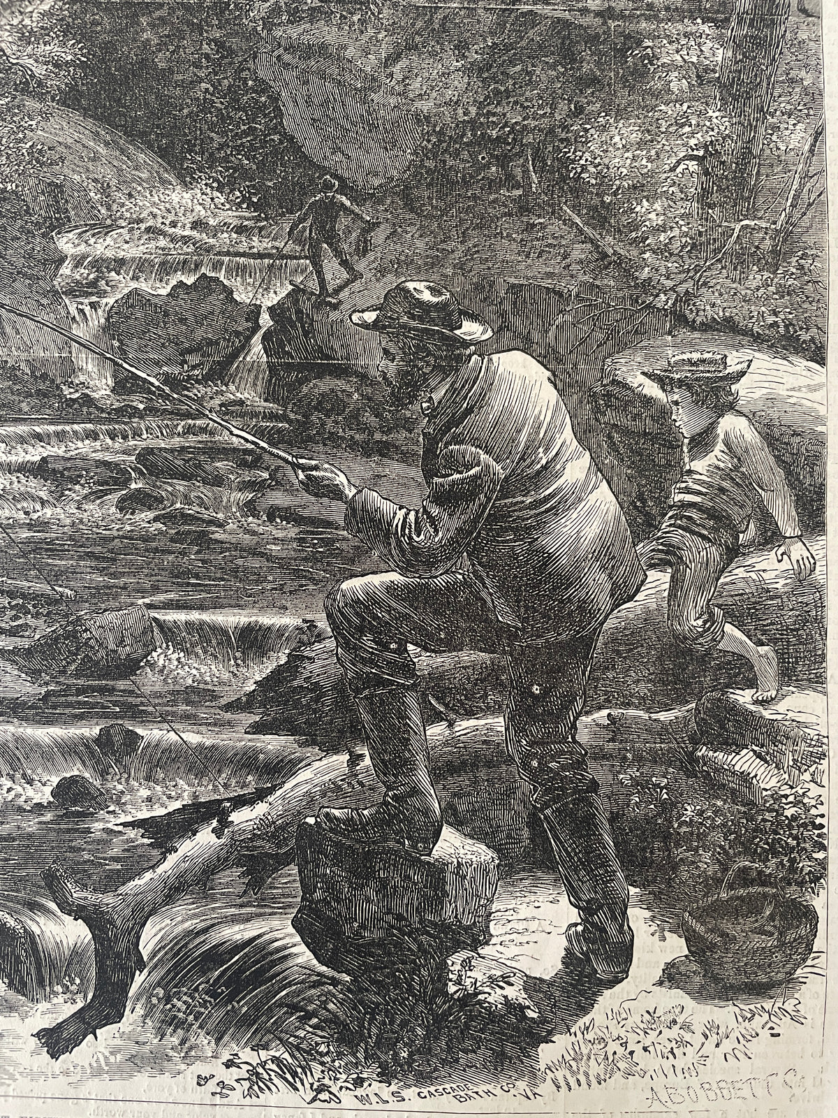 Trout Fishing in the Mountains of Virginia by W L Sheppard