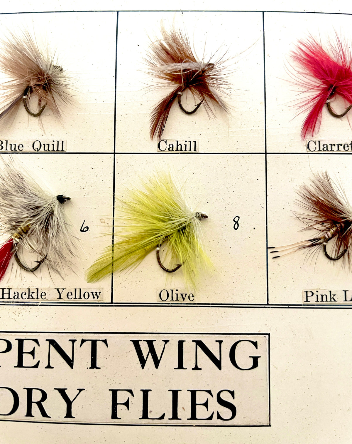 Glitter Trail Trout Flies (In Frame)