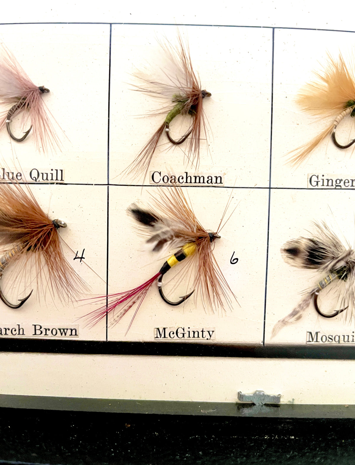 Glitter Trail Trout Flies (In Frame)