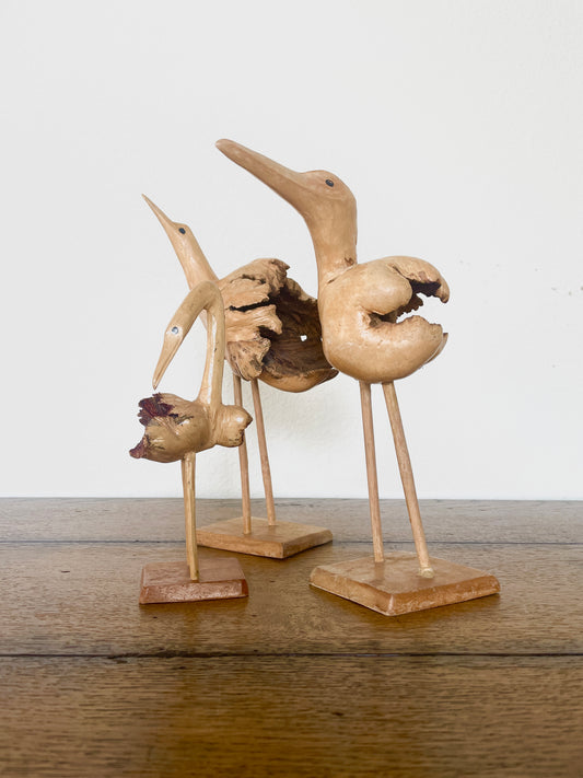 Sculptural Birds -- Set of 3