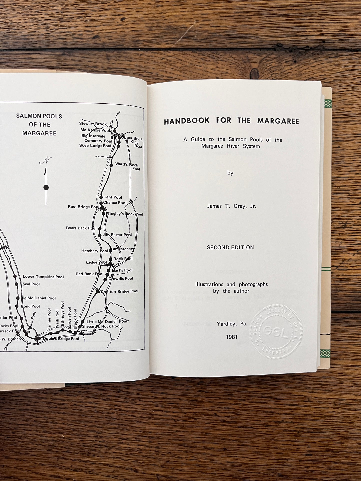 Handbook for the Margaree by James T. Grey, Jr. SIGNED