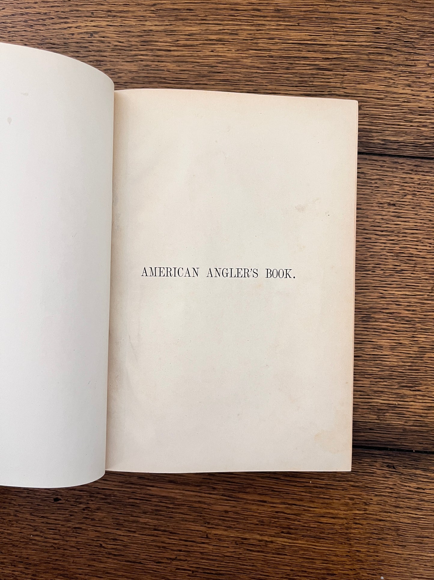 American Angler's Book by Thaddeus Norris
