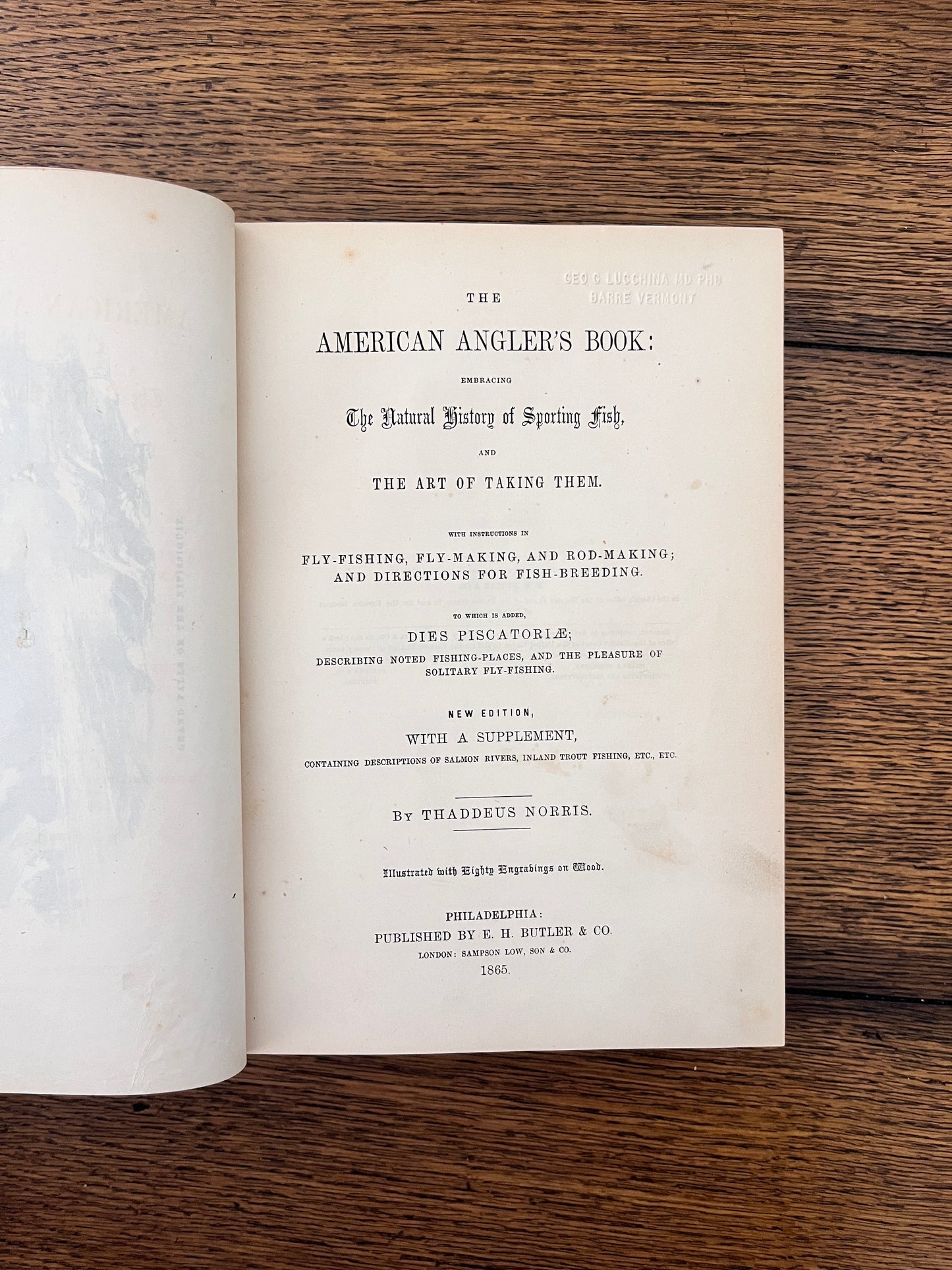 American Angler's Book by Thaddeus Norris