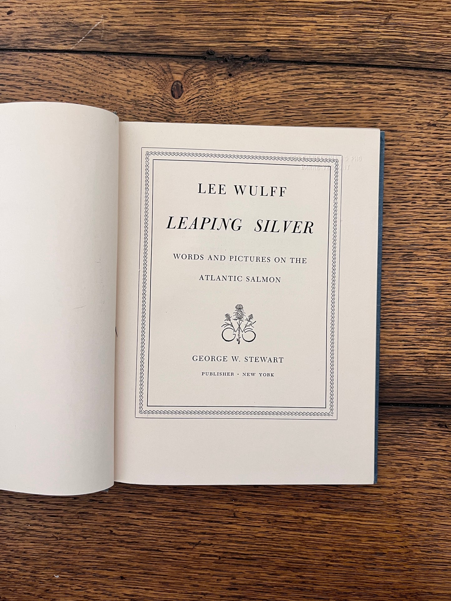 Leaping Silver by Lee Wulff SIGNED