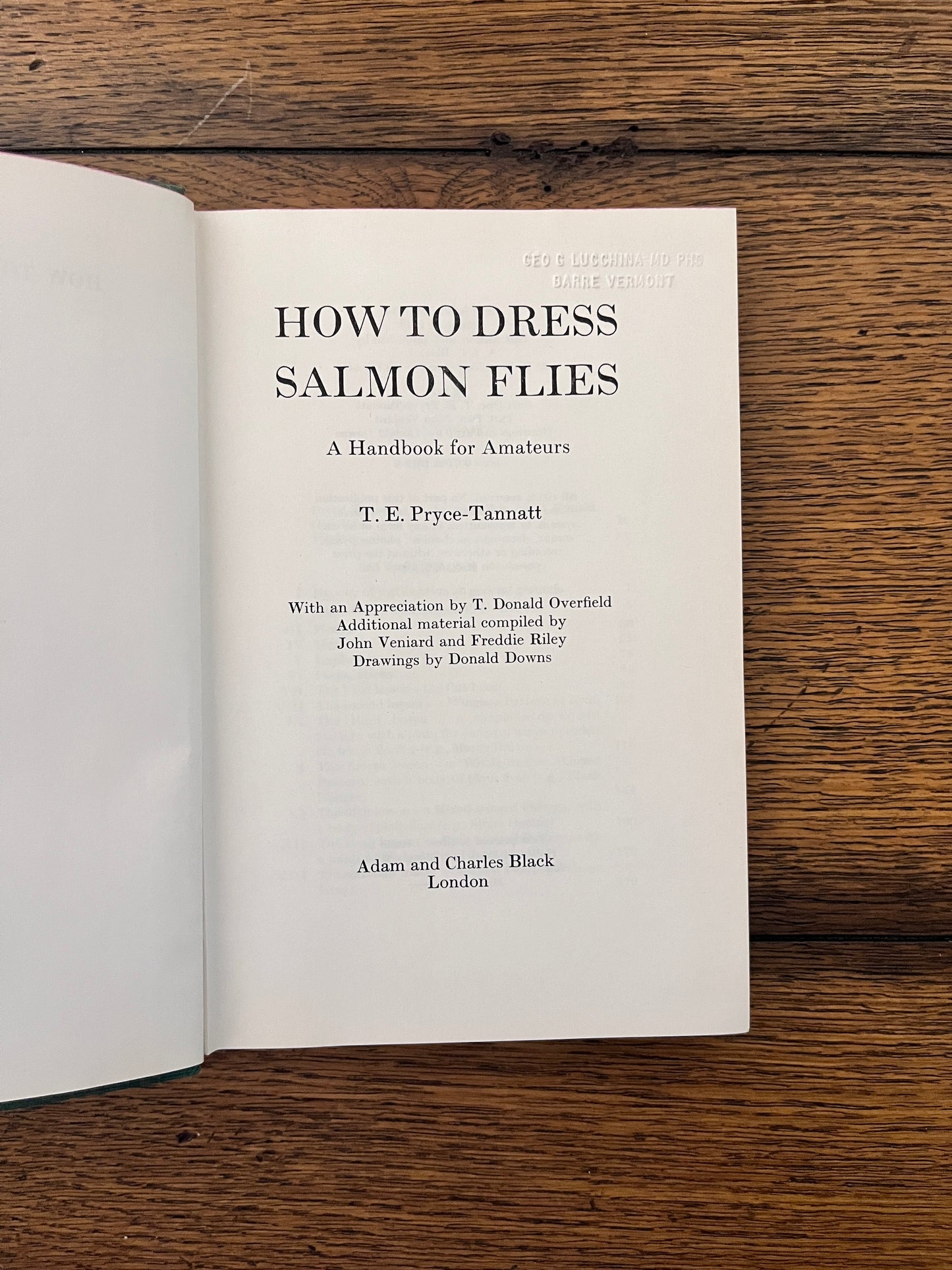 How to Dress Salmon Flies by T.E. Pryce-Tannatt