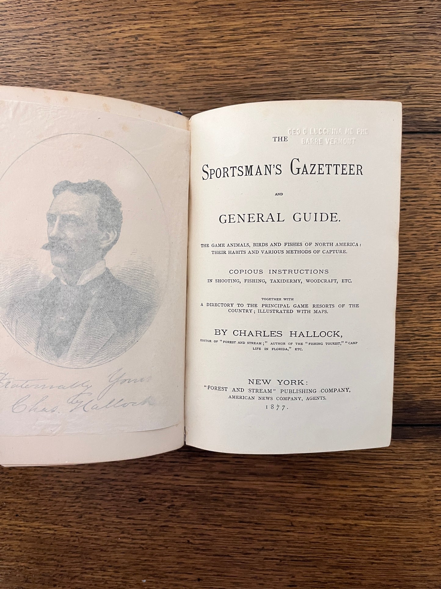 Sportsman's Gazetteer and General Guide by Charles Hallock