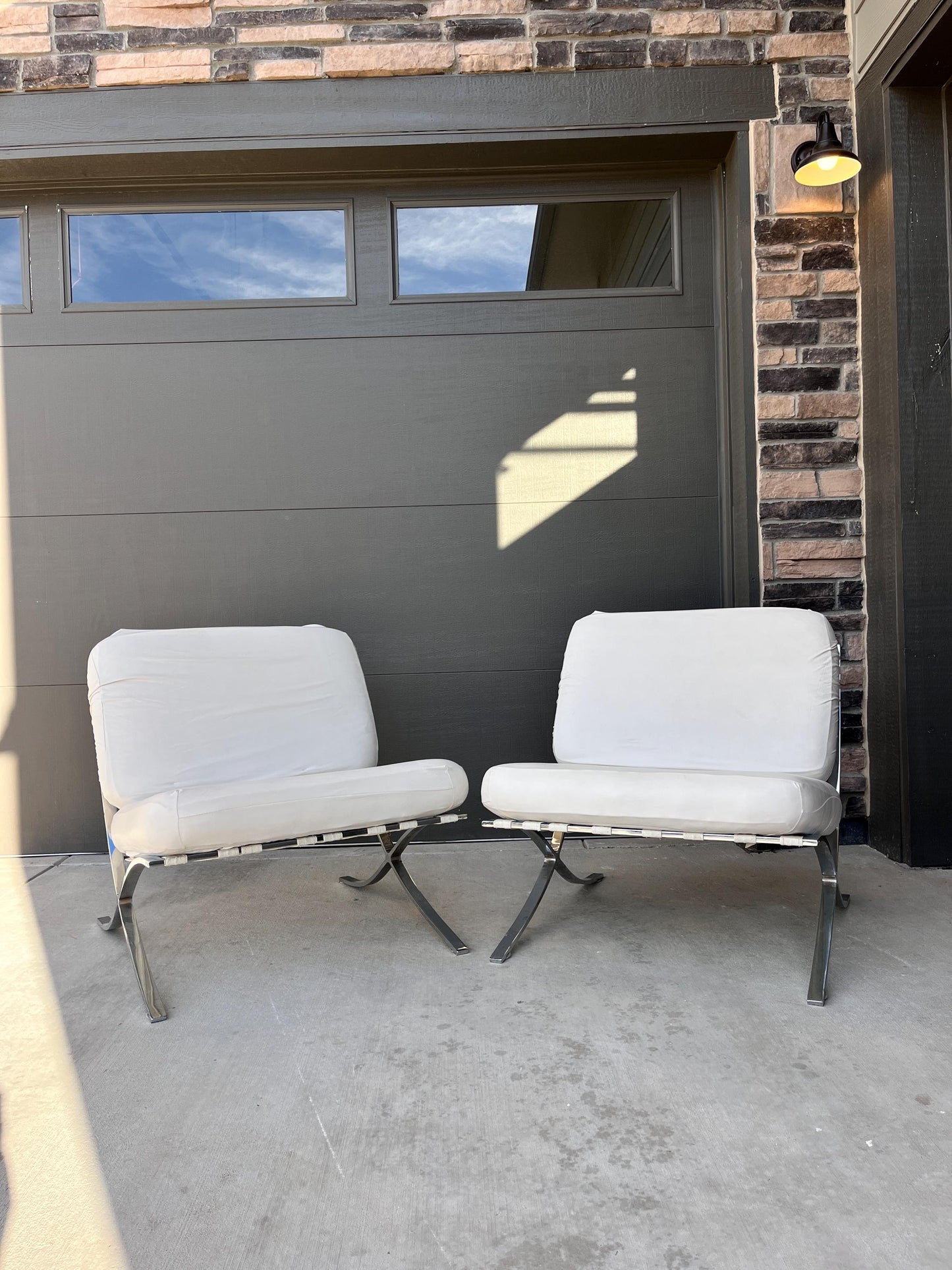 Pair of Barcelona Chairs
