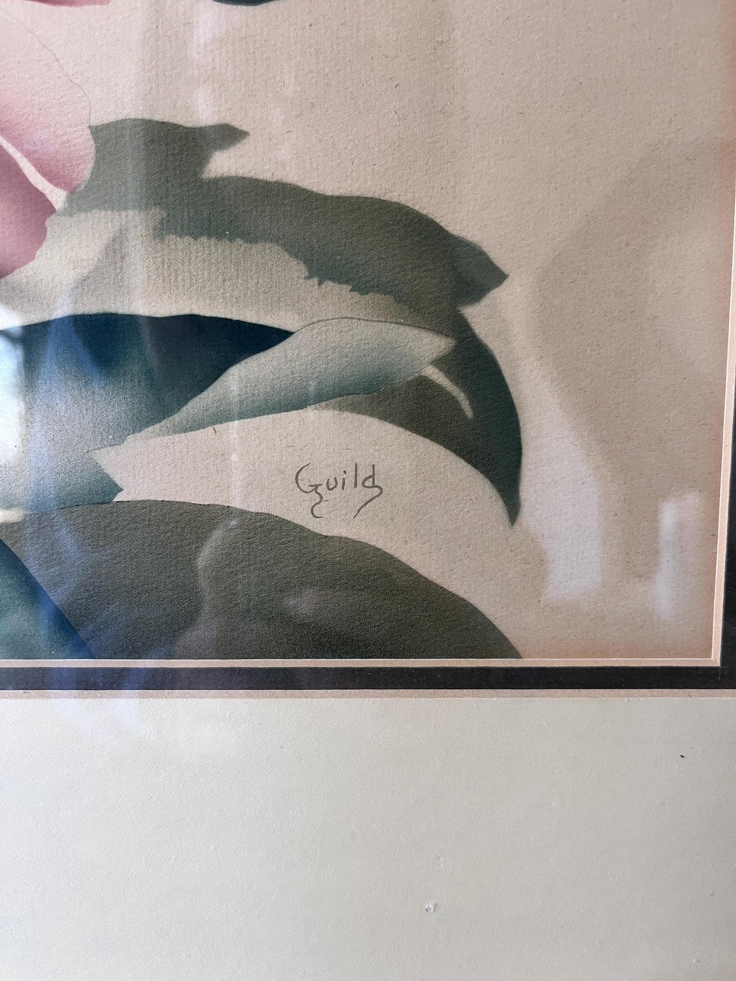 Framed Flower Print