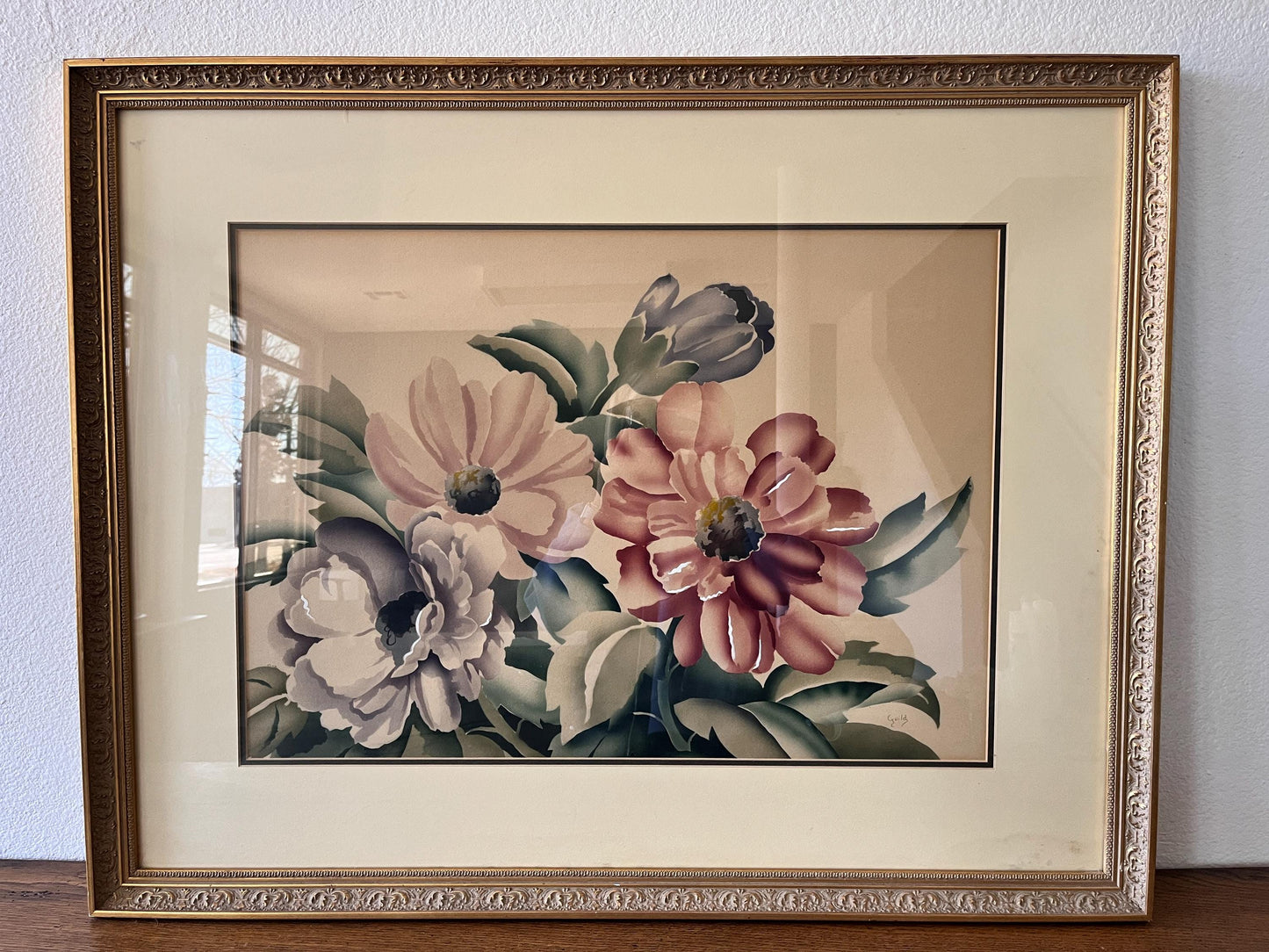 Framed Flower Print