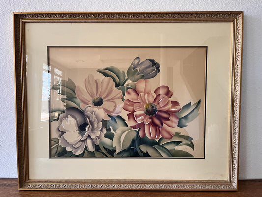 Framed Flower Print