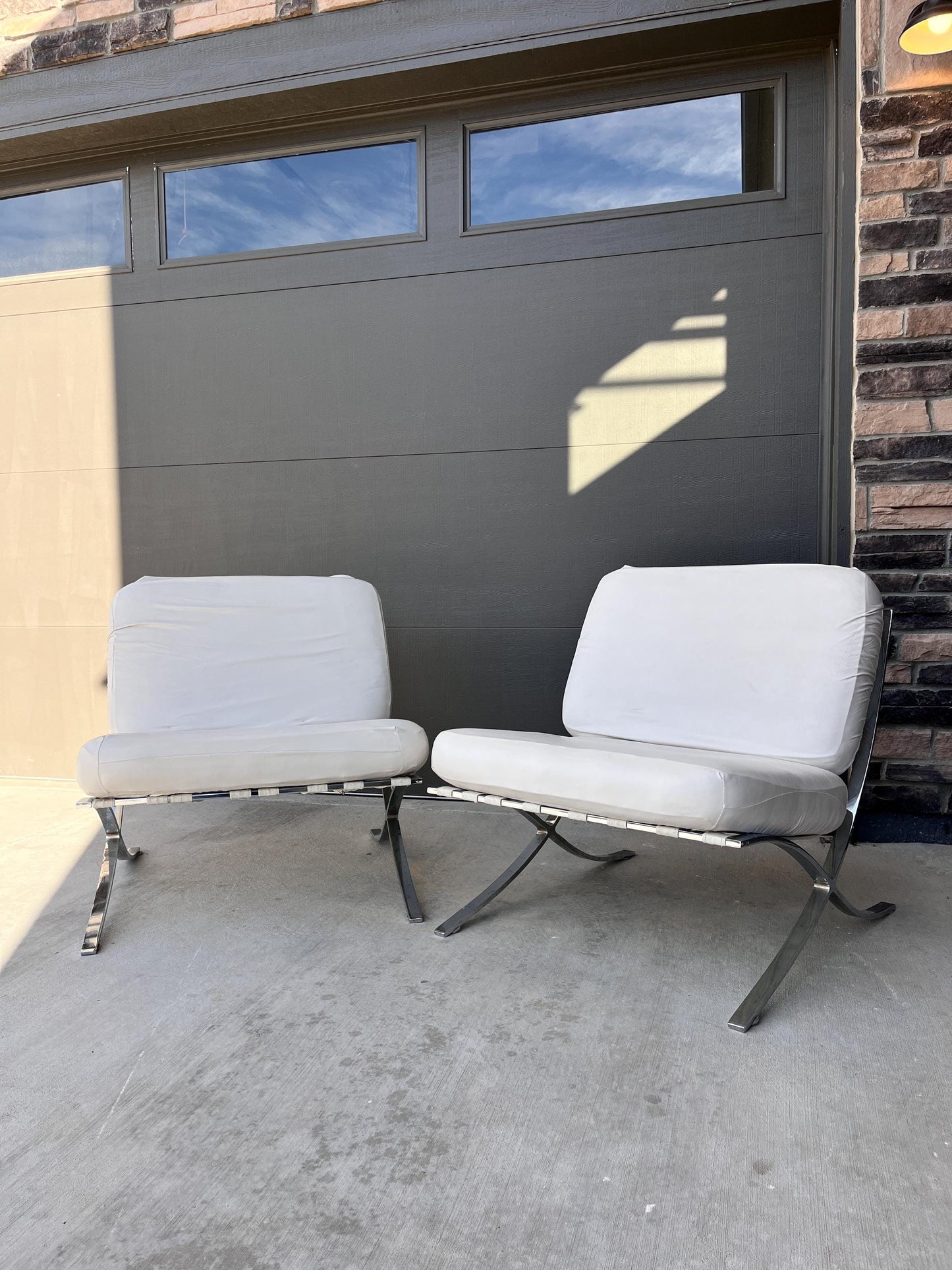 Pair of Barcelona Chairs