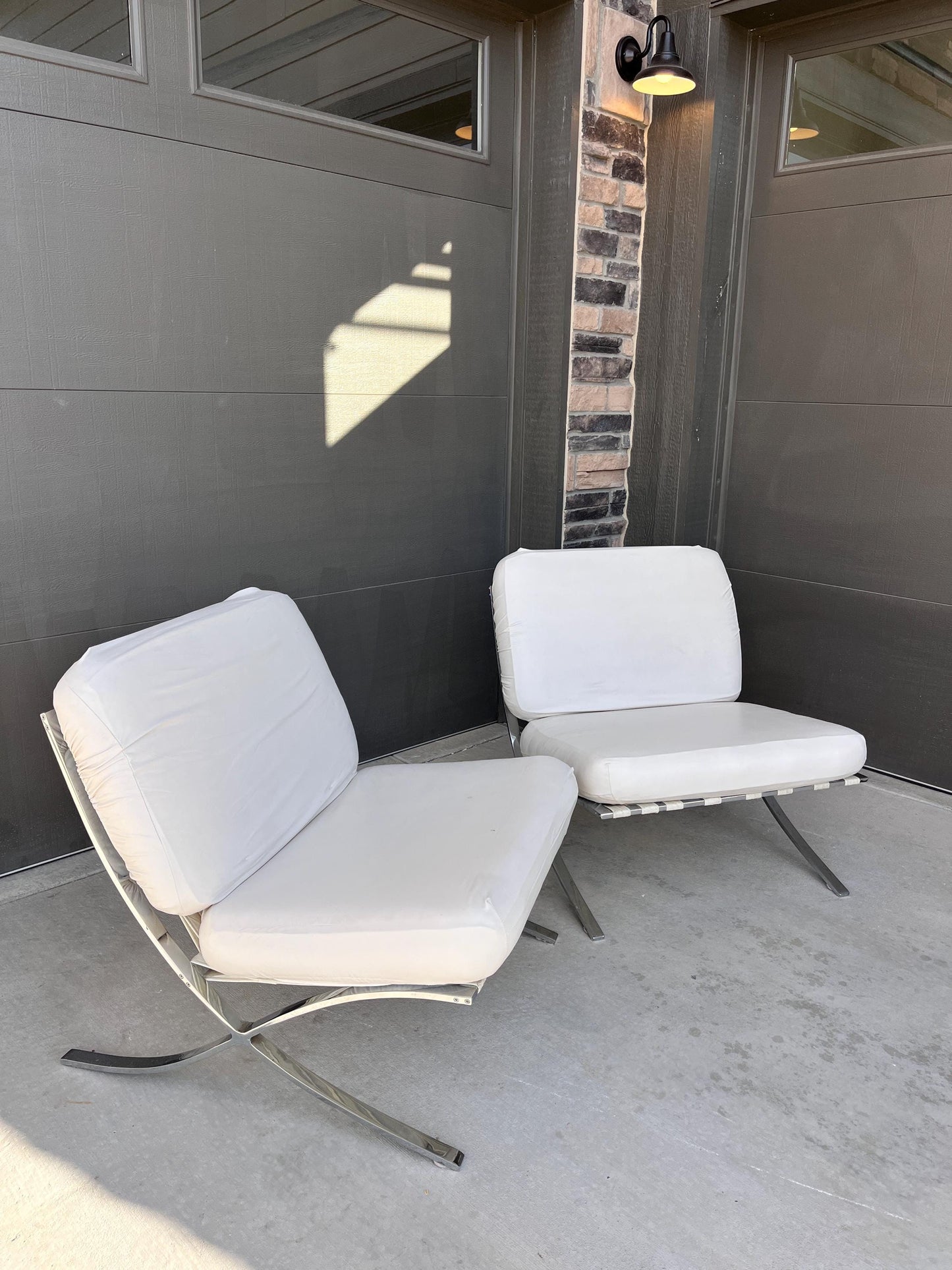 Pair of Barcelona Chairs