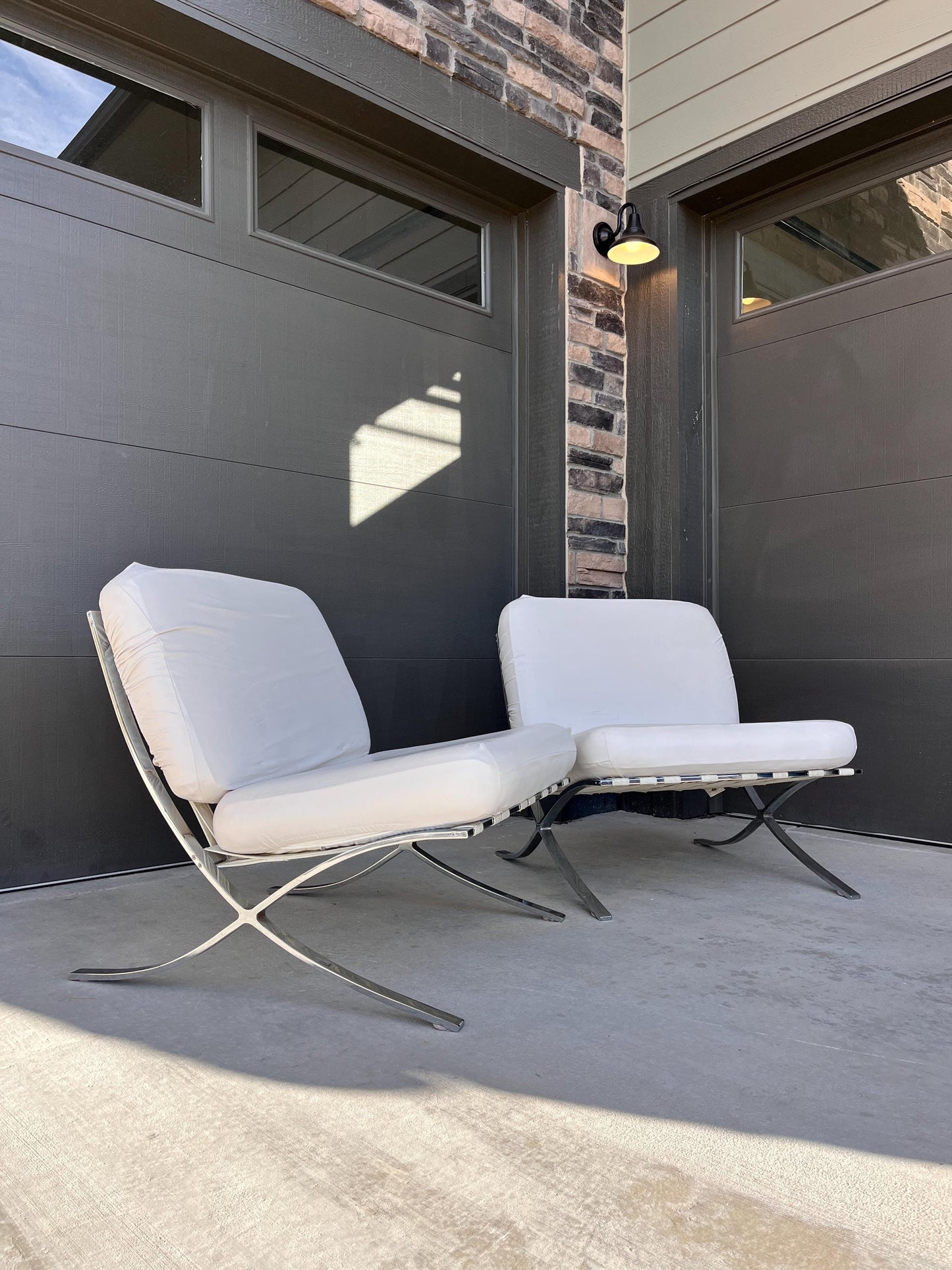 Pair of Barcelona Chairs